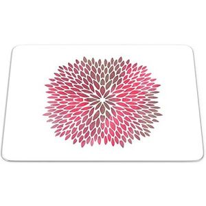 Bonamaison, Rechthoek Pop Art Digital bedrukte muismat, antislip onderkant, voor kantoor en thuis, grootte: 22x18 cm