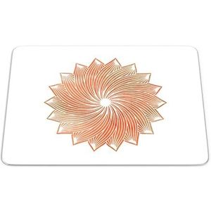 Bonamaison, Rechthoek Pop Art Digital bedrukte muismat, antislip onderkant, voor kantoor en thuis, grootte: 22x18 cm