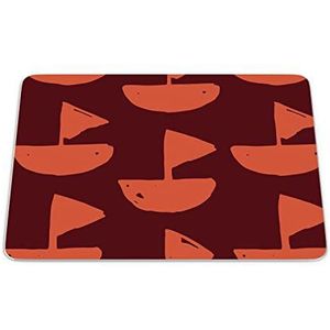 Bonamaison, Rechthoek Pop Art Digital bedrukte muismat, antislip onderkant, voor kantoor en thuis, grootte: 22x18 cm