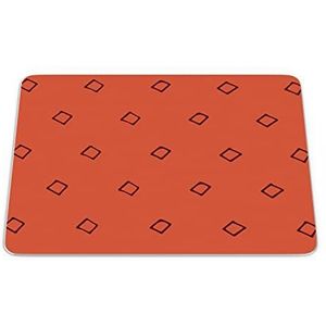 Bonamaison, Rechthoek Pop Art Digital bedrukte muismat, antislip onderkant, voor kantoor en thuis, grootte: 22x18 cm