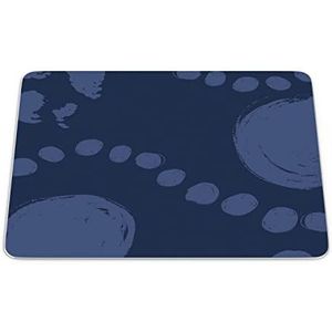 Bonamaison, Rechthoek Pop Art Digital bedrukte muismat, antislip onderkant, voor kantoor en thuis, grootte: 22x18 cm