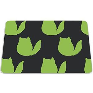 Bonamaison, Rechthoek Pop Art Digital bedrukte muismat, antislip onderkant, voor kantoor en thuis, grootte: 22x18 cm