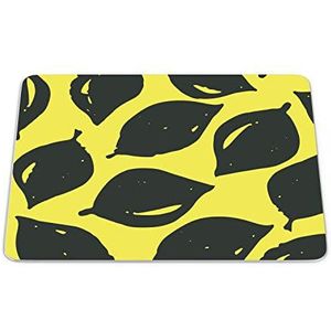 Bonamaison, Rechthoek Pop Art Digital bedrukte muismat, antislip onderkant, voor kantoor en thuis, grootte: 22x18 cm