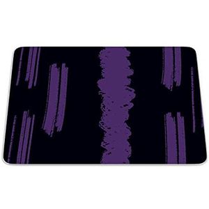 Bonamaison, Rechthoek Pop Art Digitale bedrukte muismat, antislip onderkant, voor kantoor en thuis, afmetingen: 22x18 cm