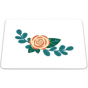 Bonamaison, Rechthoek Pop Art Digital bedrukte muismat, antislip onderkant, voor kantoor en thuis, grootte: 22x18 cm