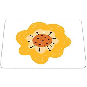 Bonamaison, Muismat, rechthoekig, digitaal bedrukt, antislip onderkant, voor kantoor en thuis, afmetingen: 22 x 18 cm