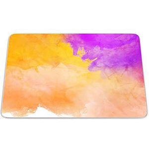 Bonamaison, Rechthoek Pop Art Digital bedrukte muismat, antislip onderkant, voor kantoor en thuis, grootte: 22x18 cm
