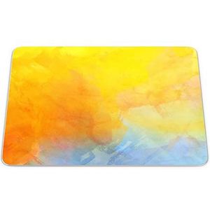 Bonamaison, Rechthoek Pop Art Digital bedrukte muismat, antislip onderkant, voor kantoor en thuis, grootte: 22x18 cm