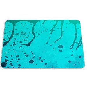 Bonamaison, Rechthoek Pop Art Digitale bedrukte muismat, antislip onderkant, voor kantoor en thuis, afmetingen: 22x18 cm