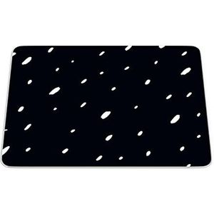 Bonamaison, Rechthoek Pop Art Digital bedrukte muismat, antislip onderkant, voor kantoor en thuis, grootte: 22x18 cm