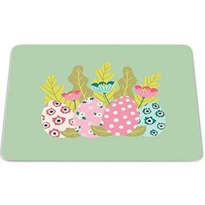 Bonamaison, Rechthoek Pop Art Digital bedrukte muismat, antislip onderkant, voor kantoor en thuis, grootte: 22x18 cm