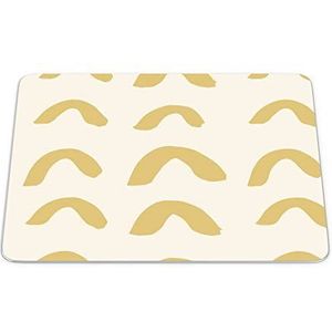 Bonamaison, Rechthoek Pop Art Digital bedrukte muismat, antislip onderkant, voor kantoor en thuis, grootte: 22x18 cm