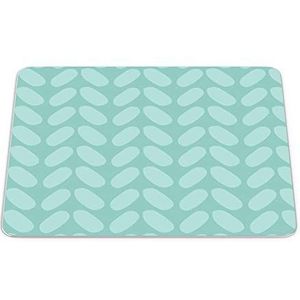 Bonamaison, Rechthoek Pop Art Digital bedrukte muismat, antislip onderkant, voor kantoor en thuis, grootte: 22x18 cm