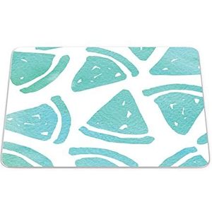 Bonamaison, Rechthoek Pop Art Digital bedrukte muismat, antislip onderkant, voor kantoor en thuis, grootte: 22x18 cm