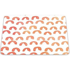 Bonamaison, Rechthoek Pop Art Digital bedrukte muismat, antislip onderkant, voor kantoor en thuis, grootte: 22x18 cm