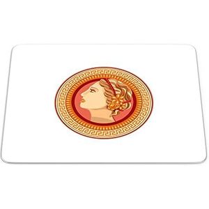 Bonamaison, Rechthoek Pop Art Digital bedrukte muismat, antislip onderkant, voor kantoor en thuis, grootte: 22x18 cm