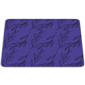 Bonamaison, Rechthoek Pop Art Digitale bedrukte muismat, antislip onderkant, voor kantoor en thuis, afmetingen: 22x18 cm
