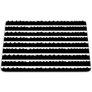 Bonamaison, Rechthoek Pop Art Digital bedrukte muismat, antislip onderkant, voor kantoor en thuis, grootte: 22x18 cm
