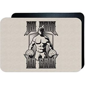 Bonamaison, Rechthoek Digital Bedrukte Gaming Mouse Pad voor gamers, antislip onderkant, voor kantoor en thuis, single speler-games S, grootte: 45 x 30 cm