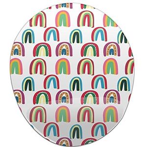 Bonamaison, Ergonomische muismat met polssteun, digitaal bedrukte muismat tegen schede problemen, antislip onderkant, voor kantoor en thuis, afmetingen: 20 x 23 cm