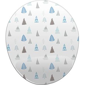 Bonamaison, Ergonomische muismat met polssteun, digitale print, anti-speen-onderkant, anti-slip onderkant voor kantoor en thuis, 20 x 23 cm