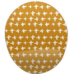 Bonamaison, Ergonomische muismat met polssteun, digitale print, anti-speen-onderkant, anti-slip onderkant voor kantoor en thuis, 20 x 23 cm