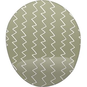 Bonamaison, Ergonomische muismat met polssteun, digitale print, anti-speen-onderkant, anti-slip onderkant voor kantoor en thuis, 20 x 23 cm