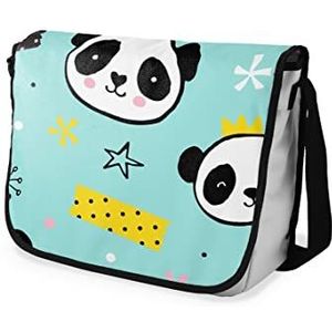 Bonamaison Digitale print, messenger tassen met zwarte armband voor studenten, schooltassen voor meisjes en jongens, schoudertas, schooltas voor scholen, grootte: 29 x 36 cm