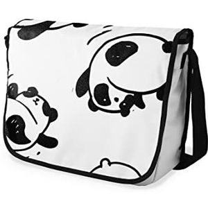 Bonamaison Digitale print, messenger tassen met zwarte armband voor studenten, schooltassen voor meisjes en jongens, schoudertas, schooltas voor scholen, grootte: 29 x 36 cm