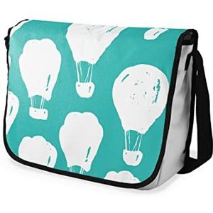 Bonamaison Digitale print, messenger tassen met zwarte armband voor studenten, schooltassen voor meisjes en jongens, schoudertas, schooltas voor scholen, grootte: 29 x 36 cm