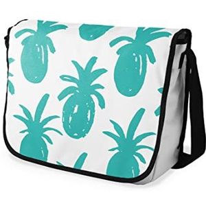 Bonamaison Digitale print, messenger tassen met zwarte armband voor studenten, schooltassen voor meisjes en jongens, schoudertas, schooltas voor scholen, grootte: 29 x 36 cm