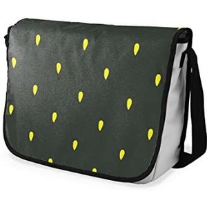 Bonamaison Digitale print, messenger tassen met zwarte armband voor studenten, schooltassen voor meisjes en jongens, schoudertas, schooltas voor scholen, grootte: 29 x 36 cm
