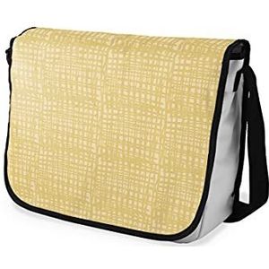 Bonamaison Digitaal bedrukte Messenger schooltas met zwarte riem voor studenten, crossbody tas, koerierstas, schoudertas voor kinderen, meisjes, jongens, maat: 29x36 cm