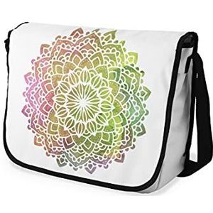 Bonamaison Digitaal bedrukte schoudertas met zwarte armband voor scholieren, schooltassen voor meisjes en jongens, schoudertas, terug naar school, grootte: 29 x 36 cm