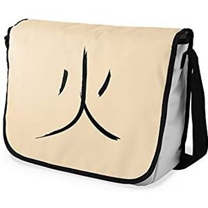 Bonamaison Digitaal bedrukte boodschapper schooltas voor studenten, cross-body tas, koerierstas, schoudertas voor kinderen, meisjes, jongens, maat: 29x36 cm