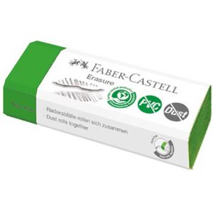 Faber-Castell gum - groen - PVC vrij - stofvrij - FC-187250