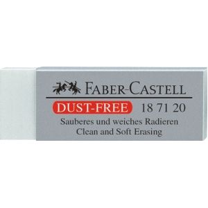 Faber Castell Radiergummi Dust Free 62x22x12mm für Bleistifte