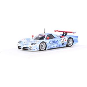 Het 1:43 gegoten model van de Nissan R390 GT1 3.5L Turbo Team Nissan Motorsport #30 van de 24H LeMans van 1998. De rijders waren M. Krumm / J. Nielsen en F. Lagorce. De fabrikant van het schaalmodel is Spark. Dit model is alleen onl