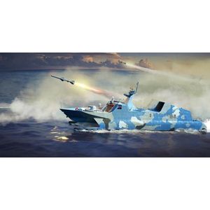 Trumpeter 00108 - Modelbouwset PLA Navy Type 22 Missile Boat