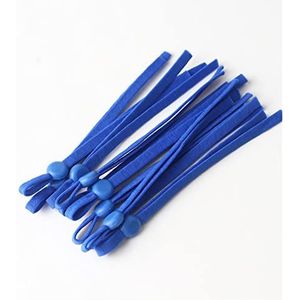 Elastische Touw 60 stukjes kleur masker elastische band nylon elastische handgemaakte DIY naaien accessoires verstelbare masker oor touw materiaal 11-12cm Elastische Touw Met Haken (Size : Dark Blue