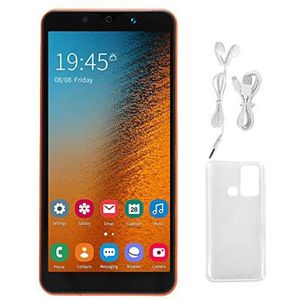 Note30 Plus mobiele telefoon,dual SIM 3G-smartphone met 5,72 inch HD volledig scherm ultradunne mobiele telefoon voor Android 8.1,512 MB+4 GB,1650mAh batterij,0,3MP+2 MP dubbele camera's(oranje)