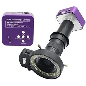 Microscoop accessoirekit 5. 1MP HDMI. Camera 18. 0x c- Monteer de lens Full. HD 1080p 60FPS USB Industriële elektronische digitale video-microscoopcamera voor PCB reparatie microscopische objek