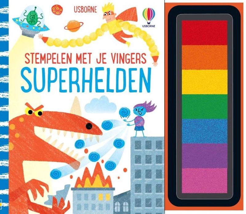 Stempelen met je vingers 1 - Superhelden