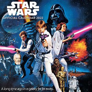 Disney Star Wars Klassieke kalender 2022, maandplanner, 30 cm x 30 cm, officieel product
