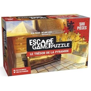 Escape Game Puzzle - De schat van de piramide: zet de puzzel stap voor stap samen en los vervolgens de verborgen puzzels op!