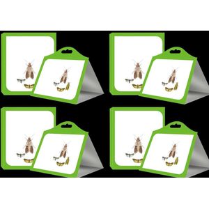 Insect Trap - Mottenval 4x Stuks - Bescherm uw kleding en wollen truien - Bevat geen insecticiden