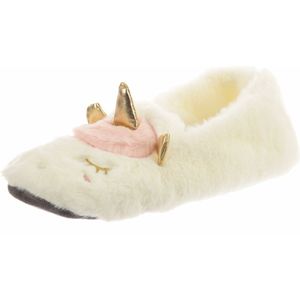 Verwarmde Eenhoorn Sloffen Wit/Roze Heatpack Magnetron Pantoffels Warme Hot Heat Pack Wintersloffen