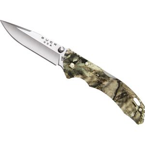 Buck Bantam Camouflage Zakmes Mossy Oak 22 cm Bantam Knives Camo Vismes Jachtmes Camou Zakmessen Mes