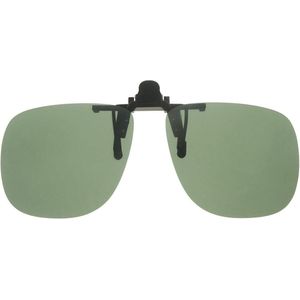 Polariserende Green Pilot Clip-On Opzetter Zonnebril Voorhanger Opzetbril Overzet Overzetzonnebril
