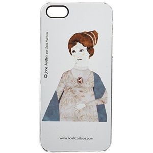 NORDICA LIBROS Jane Austen beschermhoes voor iPhone 5 / 5S, wit